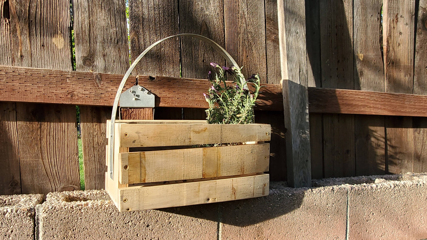 Wine Barrel Oak Basket