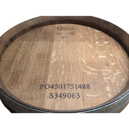 Reclaimed Wine Barrel Tray | Rustic Wooden Charcuterie Board Serving Tray | Dual Sided | Farmhouse Kitchen Decor