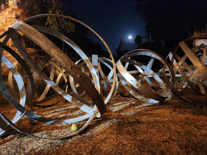 Wine Barrel Steel Ring Globe
