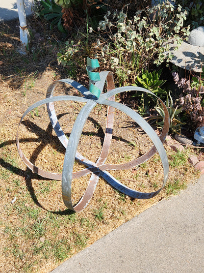 Reclaimed Galvanized Steel Pumpkins