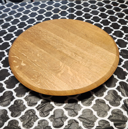 Wine Barrel Lid Lazy Susan