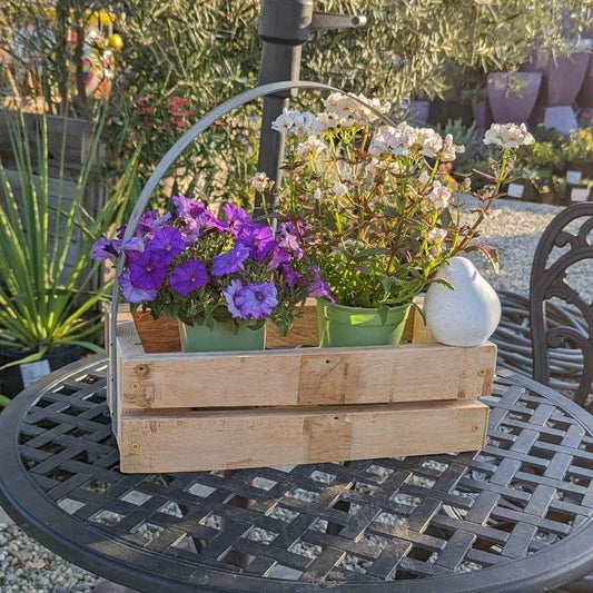 Wine Barrel Oak Basket
