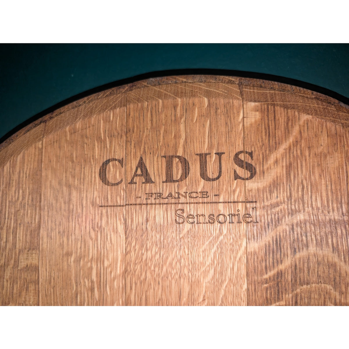 French Oak Wine Barrel Clock – Authentic Cadus Sensoriel Head | Rustic Wall Clock from 30-Month Aged French Oak | Unique Upcycled Cooperage Decor