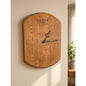 French Oak Wine Barrel Clock – Authentic Cadus Sensoriel Head | Rustic Wall Clock from 30-Month Aged French Oak | Unique Upcycled Cooperage Decor