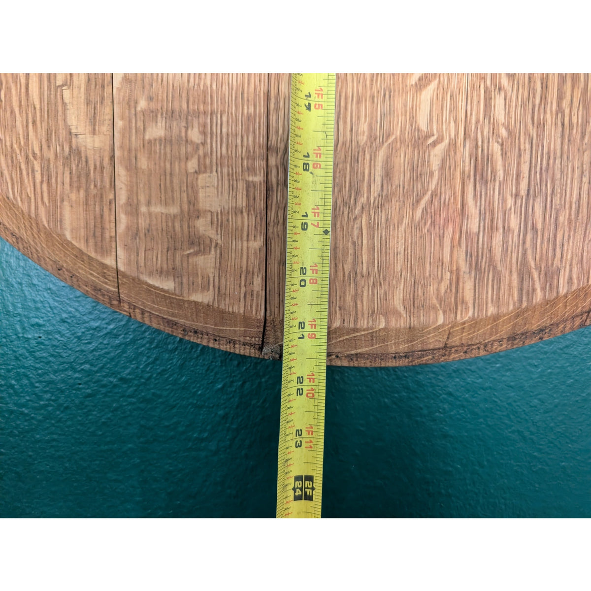 French Oak Wine Barrel Clock – Authentic Cadus Sensoriel Head | Rustic Wall Clock from 30-Month Aged French Oak | Unique Upcycled Cooperage Decor