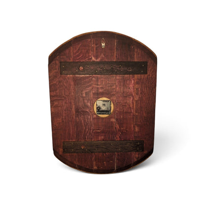 French Oak Wine Barrel Clock – Authentic Cadus Sensoriel Head | Rustic Wall Clock from 30-Month Aged French Oak | Unique Upcycled Cooperage Decor